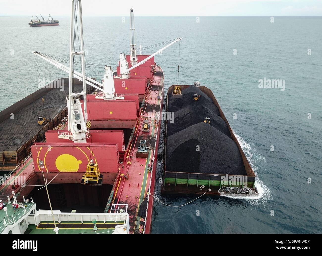 Bulk cargo vessel and maritime support operations